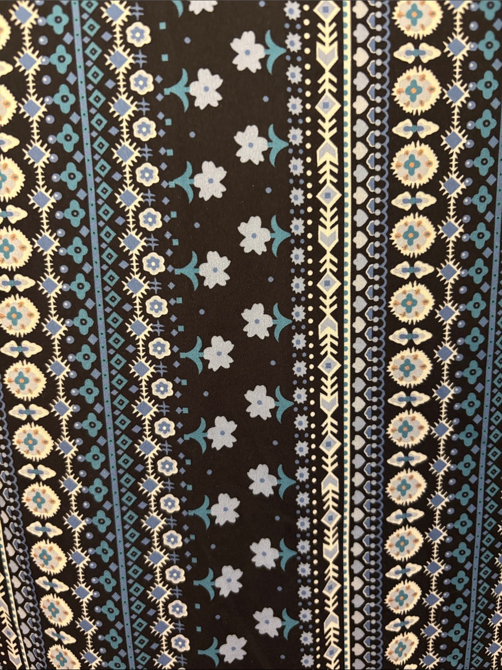 Bloomchic blue floral patterned dress; NWT Size 12 - Picture 4 of 6